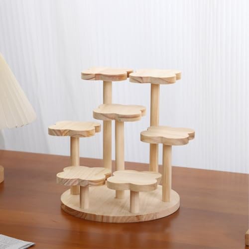 Étagère à fleurs multicouche en bois pour optimiser l'espace - 4