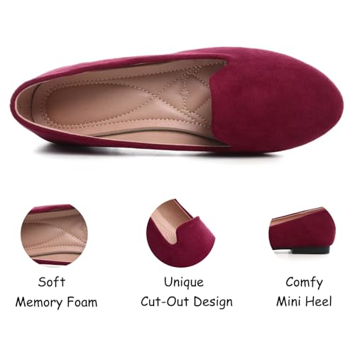Image of SAILING LU Women Round Toe Comfortable Ballet Flats | Shoes for Women, Dressy, Slip-ons, Loafers