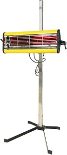 Solary Paint Curing Light, 1050W 110V Shortwave Infrared Paint Dryer with Smart Timer and Bracket, Car Body Repair Tool