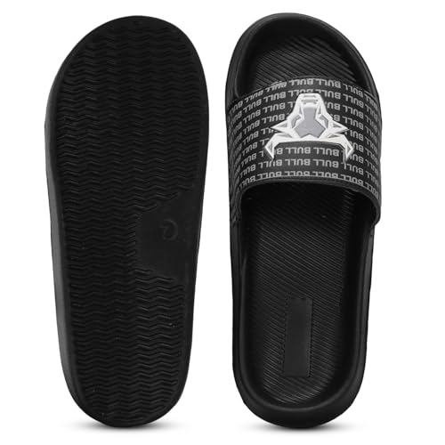 Image of PERY-PAO Sliders for Men | Lightweight Comfortable Boys Slippers | Flip-Flops White | Black | Sea Green | Red