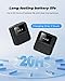 BAILIXIN 3-in-1 Mini Microphone for iPhone, Android, Camera - 328ft Long Range, 20H Battery Life, Wireless Microphones, Lapel Mic with AI Noise Reduction for Video Recording, YouTube, TikTok