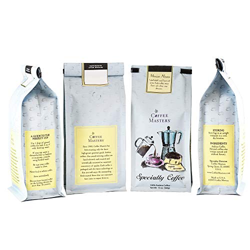 Coffee Masters Gourmet Coffee, Mexican Shg, Whole Bean, 12-Ounce Bags (Pack Of 4) #TOP2