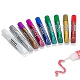CRAYOLA Washable Glitter Glue - Assorted Colours (Pack Of 9) | Add Some Extra Sparkle To Your Arts & Crafts! | Ideal Kids Aged 3+ - Image 4