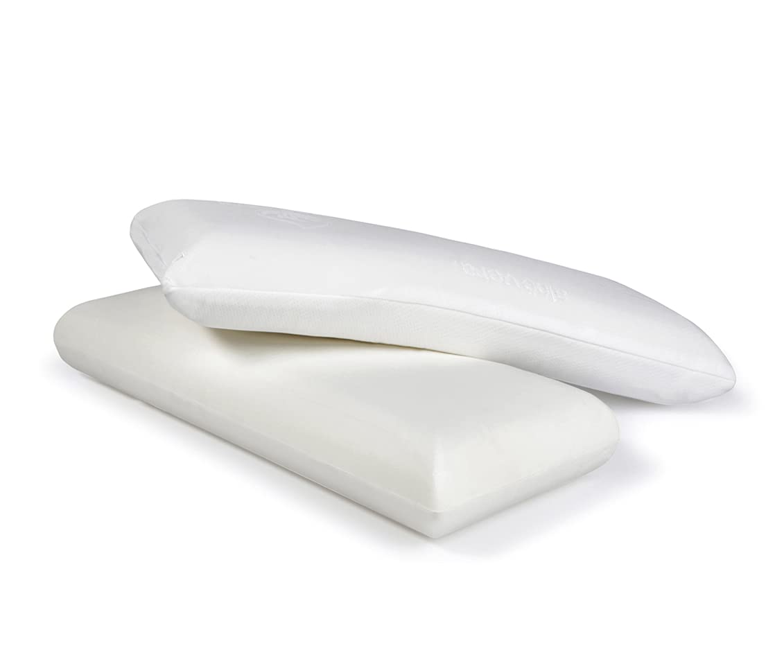 DORMIDAN - Almohada viscoelástica Aloe Vera | 100% Bloque sólido | Desenfundable | Fresca y Transpirable | 135cm