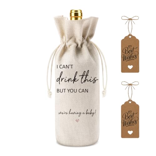 'I Can't Drink This But You Can' Wine Bag