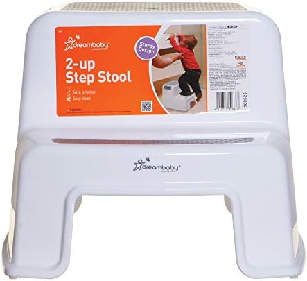 Dreambaby 2-UP Step Stool - Toddlers Stool - Slip Resistant - Grey - Model G687