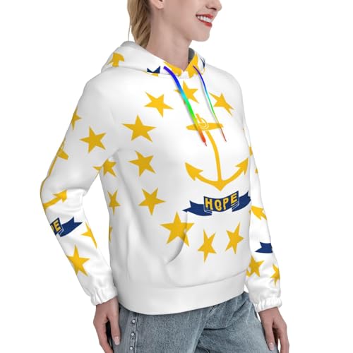 Sweat à capuche Rhode Island coupe ajustée de qualité supérieure