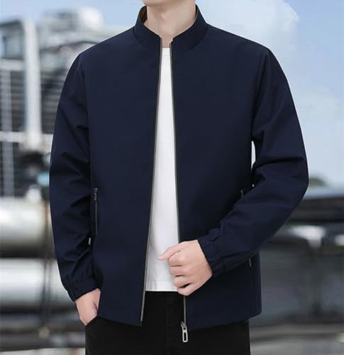 Image of Mens Lightweight Bomber Jacket Casual Stylish Windbreaker