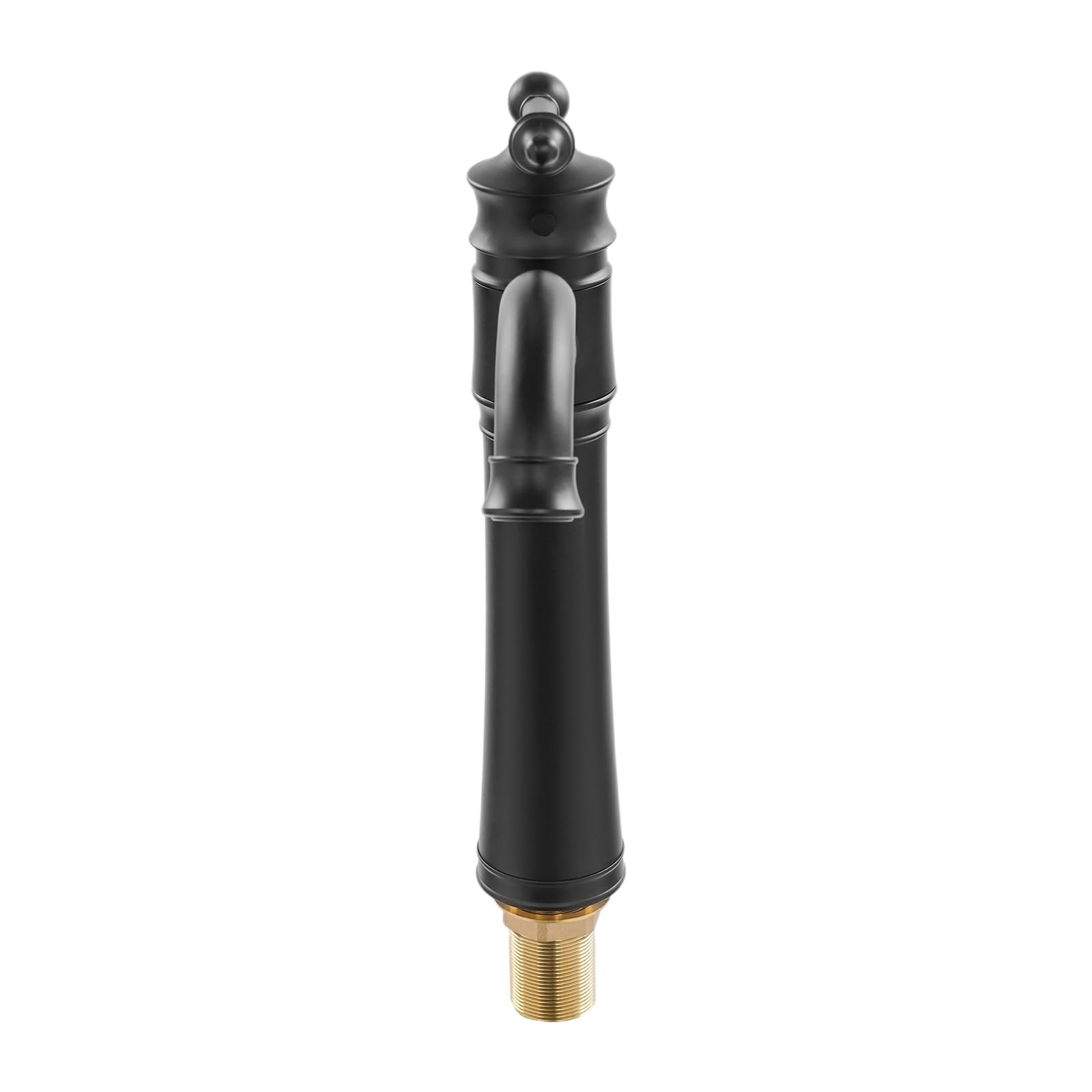 Rubinetto del bagno, Miscelatore Lavabo Nero, Girevole a 360 Gradi,