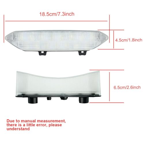 Feu arrière moto LED pour remplacer bloc optique cassé 700R