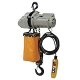 Strongway Round Chain Electric Hoist - 1-Ton Load Capacity, 9.8ft. Lift