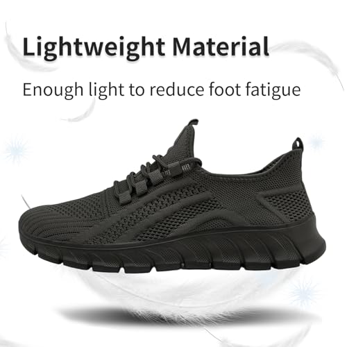 Image of Mens Running Shoes Walking Sneakers Tennis Gym Slip on Shoe | Non Slip | Workout | Breathable | Lightweight | Casual | Athletic