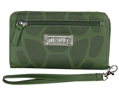 Teenage Mutant Ninja Turtles Dudes Action Scene Snap Closure Wristlet Wallet with Tech Pocket and Wrist Strap2