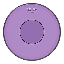 2 layers of 7-mil Mylar film, with an integrated 7-mil damping ring 5-mil clear dot, featured Remos Skyndeep Imaging technology The colour is in the foil, no impairment of the familiar P77 sound Colour: Purple