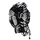 Kutocesy Latex Maske mit Augenbinde Verstellbar Geschlossen Fetisch Haube Leder Bondage Masken BDSM Sex Spielzeug für Paar (Gloss Black)