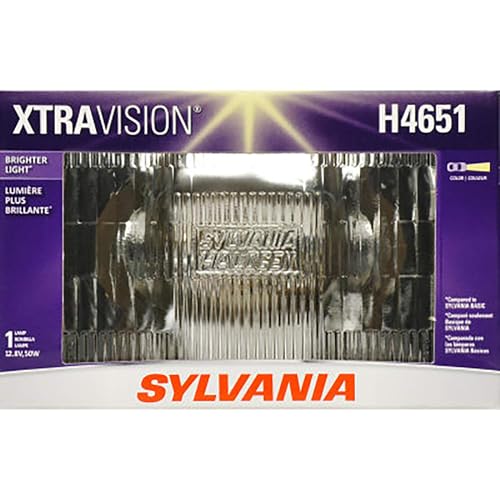 SYLVANIA - H4651 XtraVision Sealed Beam Headlight - Halogen Headlight Replacement Delivers More Downroad Visibility (Contains 1 Bulb)