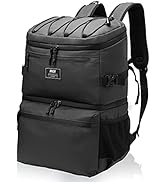 MIER Small Lunch Bag For Kids & Adults Compact Insulated Lunch Box Portable Thermal Mini Cooler For Work School Travel, Black - View #10