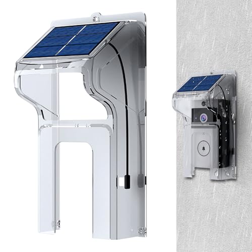 Cubierta de videoportero | Protección de cámara de anillo | para timbre inteligente - Para apartamentos, exteriores, lugar de trabajo, alquiler, pared, aula