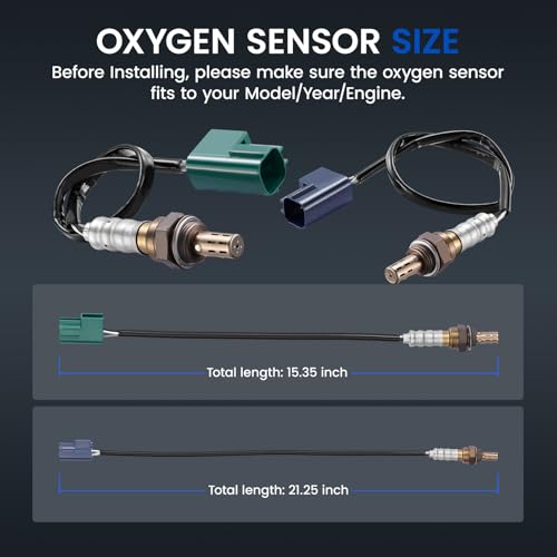 Sensor de oxígeno para Nissan Frontier y Suzuki Equator 2PCS miniatura 3