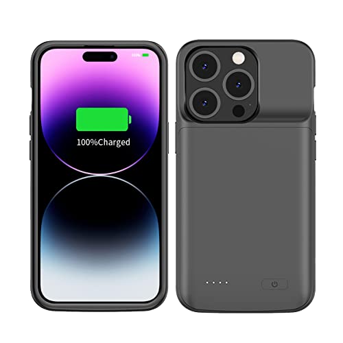 Custodia con batteria per iPhone 14 Pro Max 8500 mAh custodia protettiva portatile ricaricabile con estesa compatibile con 14 Pro Max caricabatterie