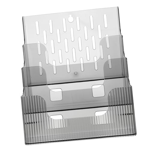 Organizador de acrílico para archivos revistero Slish de escritorio