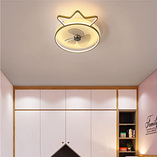 Ventilateur de plafond LED moderne avec télécommande et vitesse réglable - 3