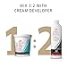 WELLA colorcharm 10 Vol Cream Developer, for Optimal Gray Blending and Rich, Multi-Dimensional End Results, 15.4 oz + WELLA colorcharm Powder Hair Lightener, Up to 7 levels of lift, Dust-free formula