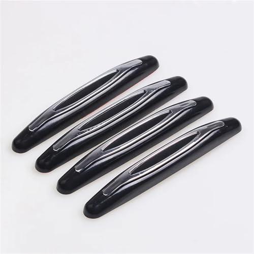 Bandes de protection portières : lot de 4 protections anti-collision noires pour voiture