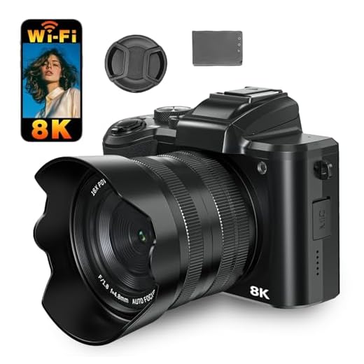 YUEHISY 8K Digital Camera with Touchscreen