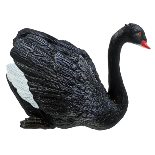 Didiseaon Cygne Miniature De Ferme Décoration De Cygne Plastique pour Bassin Et Jardin