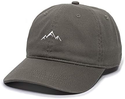 Outdoor Cap Mountain Embroidered Dad Hat Adjustable Soft Cotton Polo Style Unstructured Baseball Cap for Men & Women