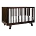 babyletto Hudson 3-in-1 Convertible Crib with Toddler Rail, Espresso