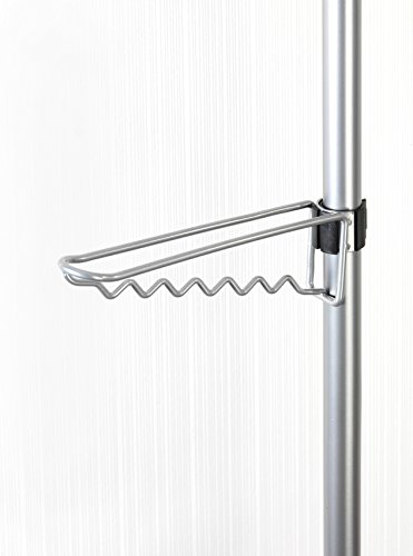 Wenko Appolon Telescopic Rack System Rail, Adjustable, Heavy Duty, For Hanging Clothes, Storage, Organizer, With Shelves #TOP6