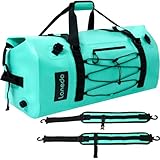 Lanedo 80L Dry Bag Large Waterproof Bag Roll-Top Heavy Duty Fishing Duffel Bag with Durable Straps & Handles for Kayaking Paddle boarding Boating Rafting Fishing Canoeing Camping (LAKE BLUE)