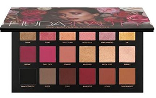 Huda Beauty - Exclusiva paleta de sombras Rose Gold Remastered