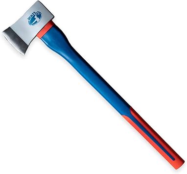 The Patriot World Axe Throwing League Premium Competition Throwing Axe & Multi-Purpose Camping Axe or Wood Splitting Axe with Rubber and Fiberglass Handle