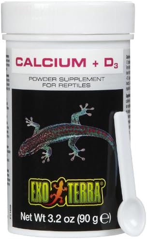 Exo Terra Calcio en Polvo y Vitamina D3-90 gr