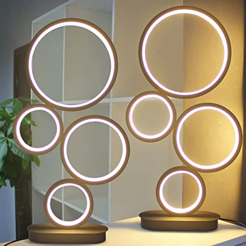 LENIVER LED Table Lamp Set of 2, Modern Dimmable Bedside Table Light, 18W, 3 Color Modes, for Living Room, Bedroom, Office, Nightstand, Bookshelf (Black) LENIVER LED Table Lamp Set of 2, Modern Dimmable Bedside Table Light, 18W, 3 Color Modes, for Living Room, Bedroom, Office, Nightstand, Bookshelf (Black)