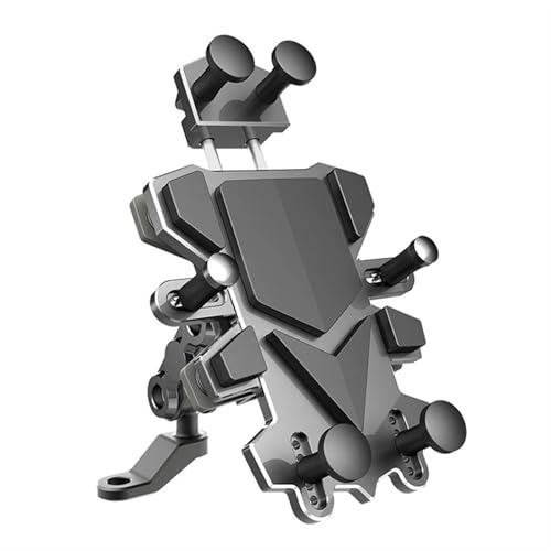 Support GPS navigation moto universel contre vibrations pour smartphone sur rétroviseur