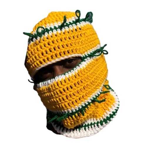 Balaclava Deportiva, Gorro Unisex, Protector de Cuello para Hombres, Diseño Enroscado Desgastado, Accesorio para Fotos, Ideal para Actividades Al Aire Libre miniatura 1