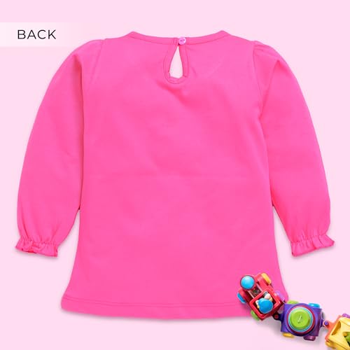 Image of LuvLap Baby Girls 100% Cotton Full Sleeve Girls Top, Pack of 02