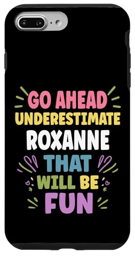 ROXANNE Personalized Women's Gift Custom ROXANNE �X�}�z�P�[�X iPhone 7 Plus/8 Plus �p