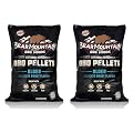 Bear Mountain Premium BBQ Woods All Natural Hardwood Pellets, Alder Wood 20 Pound Bag, Ideal for Pellet Smokers, Smoky Wood Fired Flavor (2 Pack)