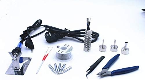 Soldering Soldering Iron 750W Soldering Station 858d Solda Soldering Stations Iron Station Temperature Controller Kits Solder - (CN, Color: B, Plug Type: EU)