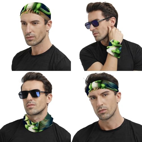 Neck Gaiter Face Mask Multifunctional Flower Red Dahlia Print Uv Mask Face Cover for Sun Protective4