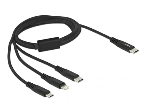 Delock USB Ladekabel 3 in 1 USB Type-C z