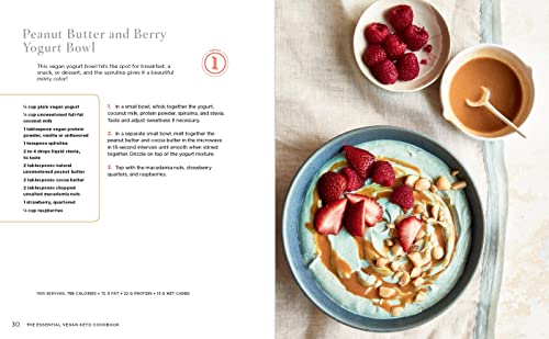The Essential Vegan Keto Cookbook: 65 Healthy &