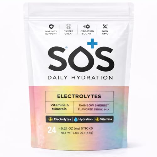 SOS Hydration Electrolyte Powder Drink Mix | Low Sugar |
