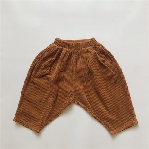 Corduroy Pants for Toddler Boys Girls Pull On Plain Elastic Waist Sweatpants Baby Solid Color Casual Jeans for Teens2