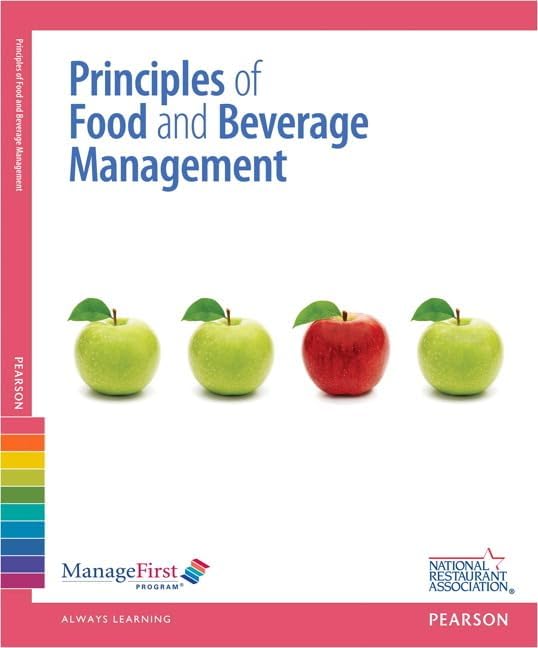 ManageFirst: Principles of Food and Beverage Management with Answer Sheet (Managefirst Program)
